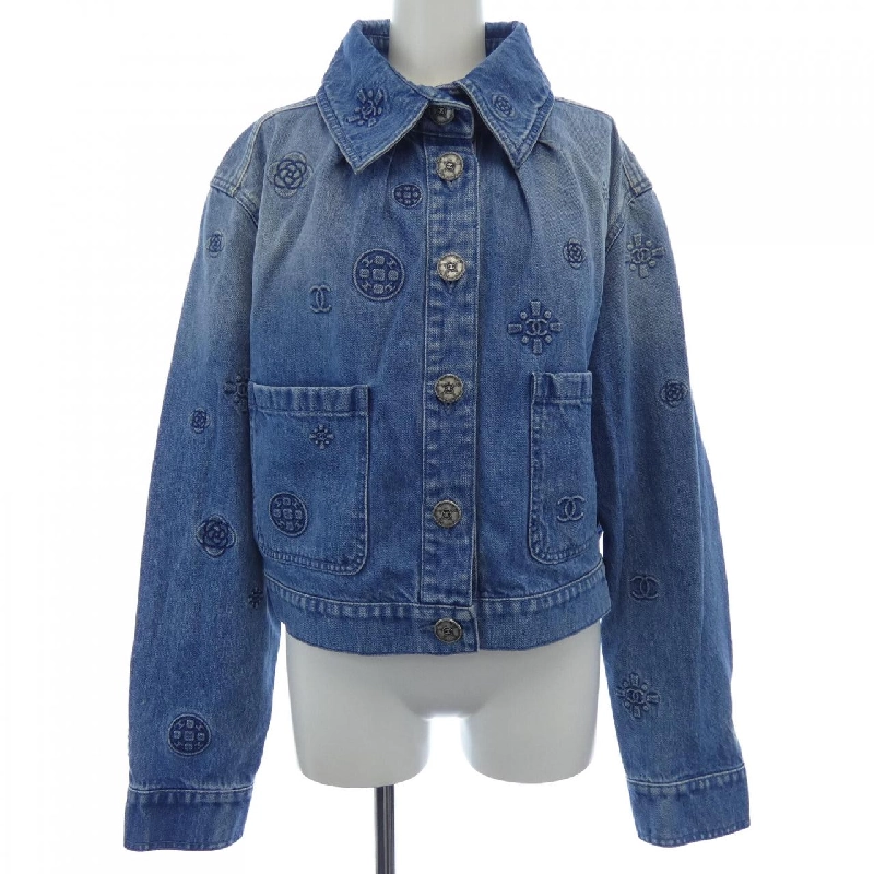 Áo khoác denim CHANEL P70204V61786 21P 627526
