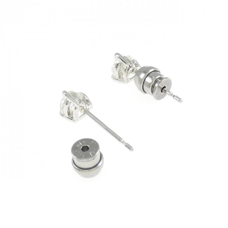 PT900/ST Bông tai kim cương 0.449CT 0.526CT H SI1-SI2 hình trái tim - Hàng hiệu Authentic 874191