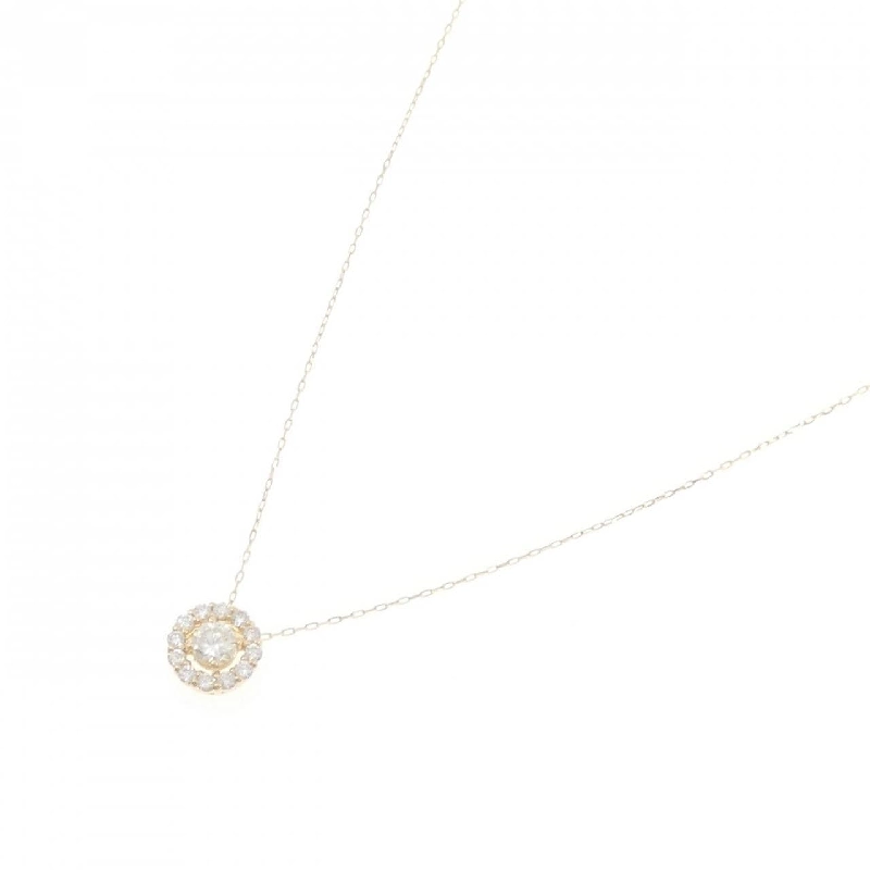 K18YG Dây chuyền kim cương 0.37CT - Hàng hiệu Chính hãng 858507