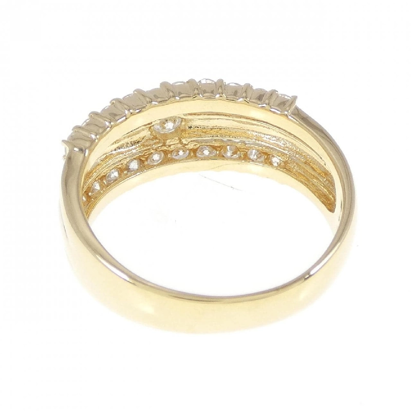 Nhẫn kim cương K18YG 0.64CT 671404