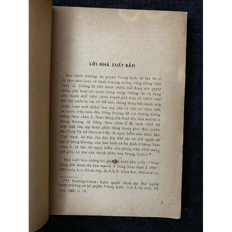 Hoạt động phá hoại của bọn Mao-it ở Đông Nam Châu Á, còn bản đồ 1004234