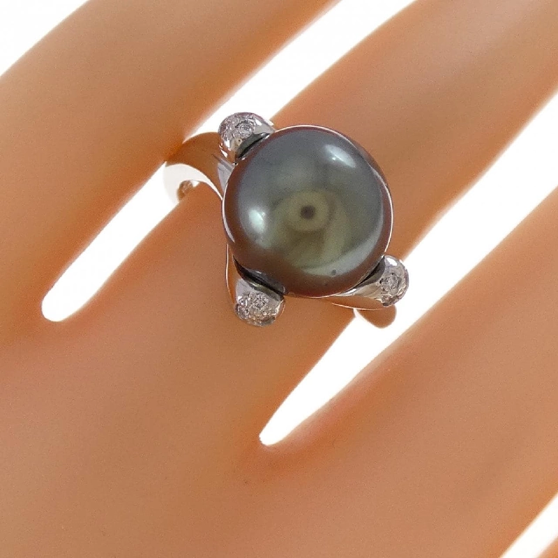 Nhẫn ngọc trai đen PT900 10.7mm - Hàng hiệu Authentic 852981