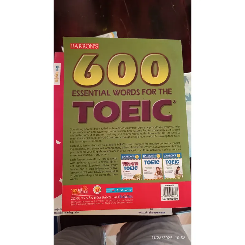 Essential Word For Toeic 600 707510