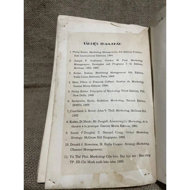 VŨ THẾ PHÚ - QUẢN TRỊ MARKETInG (Tài liệu lưu hành nội bộ) 748202