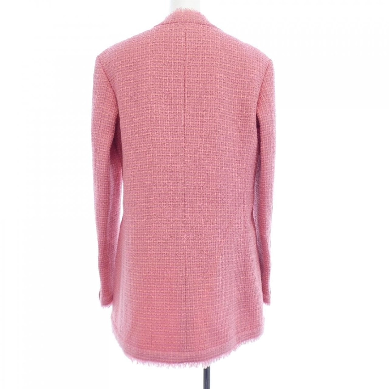 【Mã giảm giá】Áo khoác không cổ CHANEL 641592