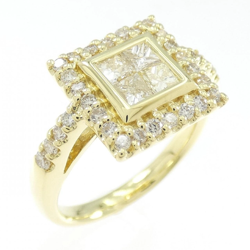 Nhẫn kim cương K18YG 1.00CT 670560