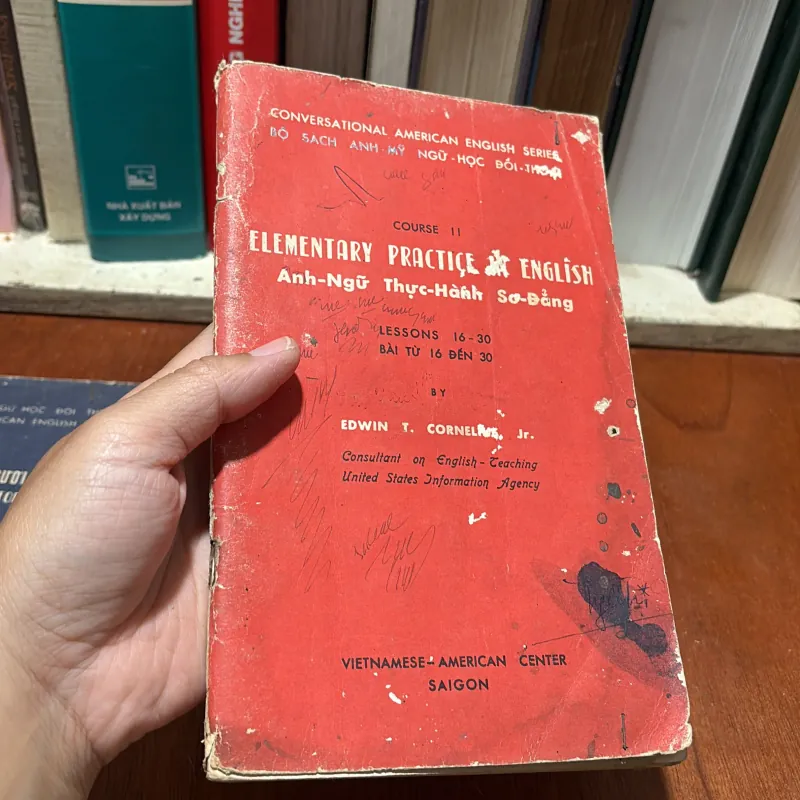 II Sách Xưa: Bộ Sách Anh Mỹ Ngữ Học Đối Thoại (2 Tập) - EDWIN T. CORNELIUS  790707