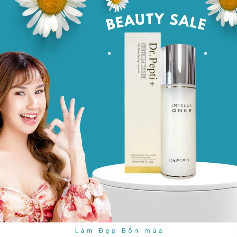 date 04.2026 - NƯỚC HOA HỒNG DR PEPTI + CENTELLA TONER HÀN QUỐC chính hãng nguyên tem 168898