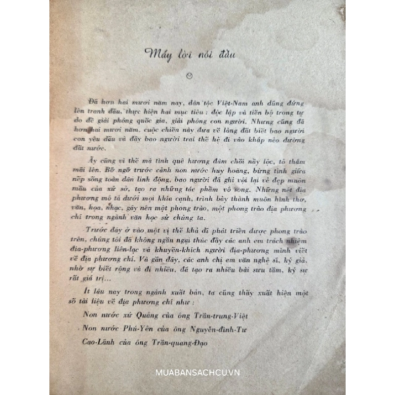 Người việt đất việt - Toan Ánh & Cửu Long Giang ( sách đóng bìa ) 128910