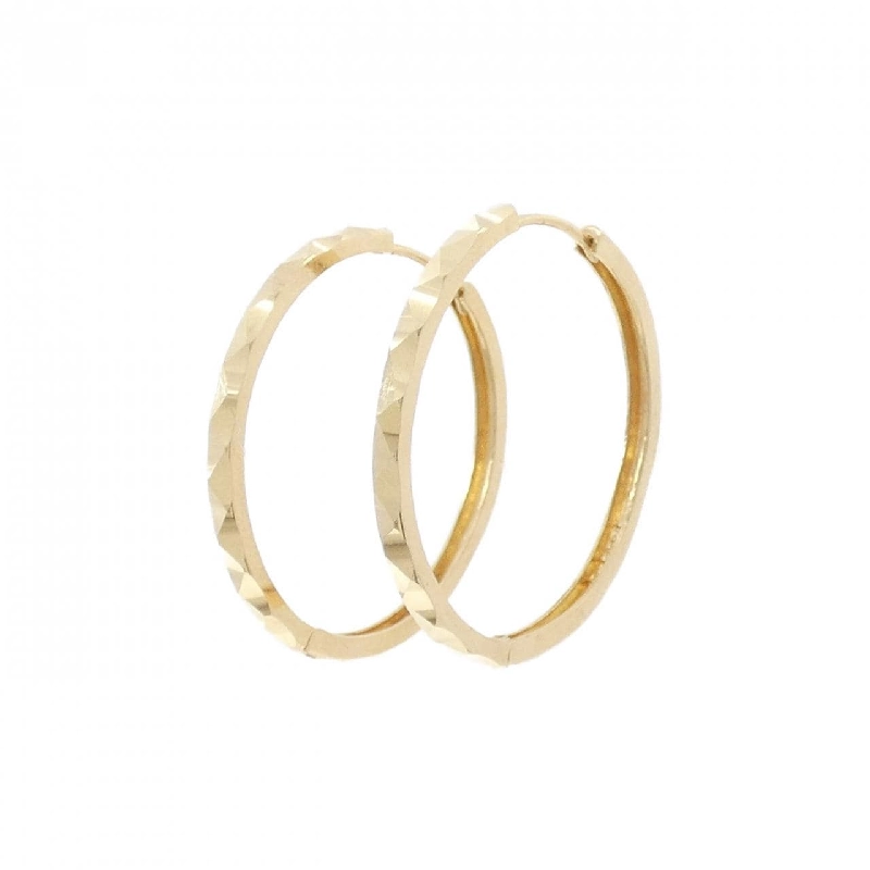 Bông tai hoop 750YG - Hàng hiệu Authentic 870725