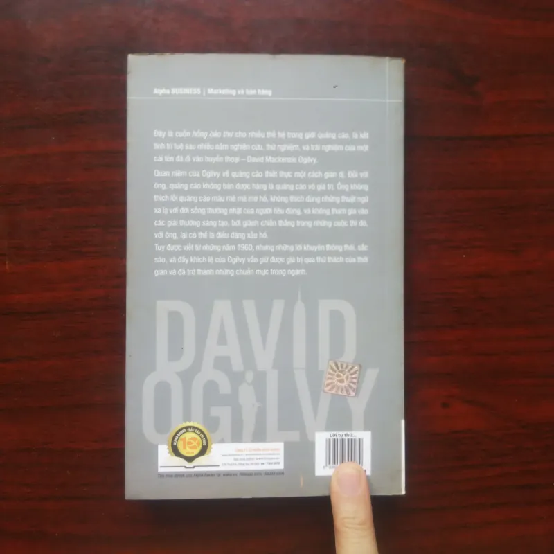 [Sách Marketing] Lời Thú Tội Của Một Bậc Thầy Quảng Cáo (David Ogilvy) 961777