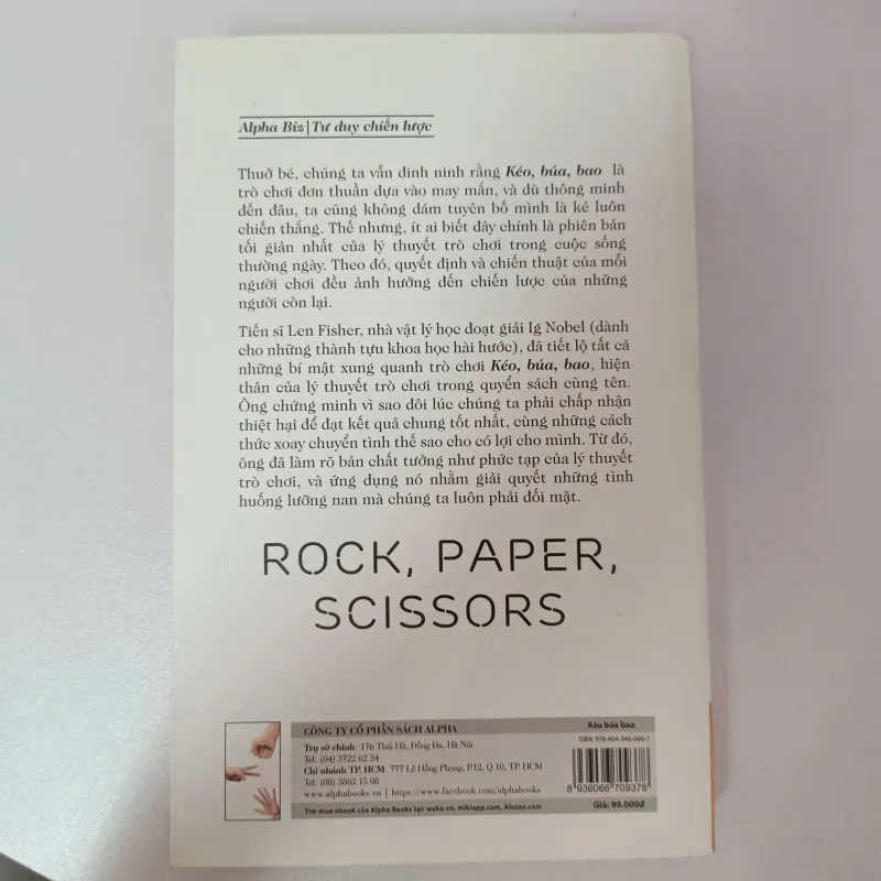 Kéo Búa Bao, Rock, Paper, Scissors - Ts.Len Fisher 926710