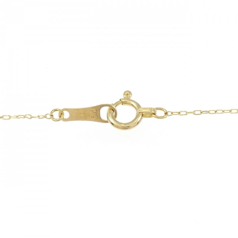 K18YG Hoa Vàng Kim Cương Dây Chuyền 0.27CT - Hàng hiệu Chính hãng 861243