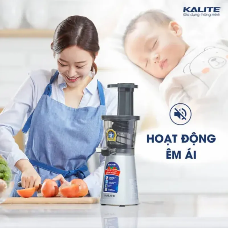 Máy ép chậm KALITE KSJ4411, công suất lớn, mạnh mẽ, mới 100% 701439