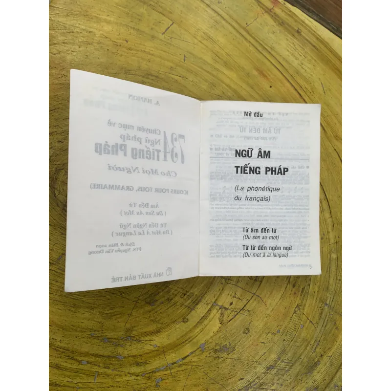 734 CHUYÊN MỤC VỀ NGỮ PHÁP TIẾNG PHÁP CHO MỌI NGƯỜI - NGUYỄN VĂN DƯƠNG 799941