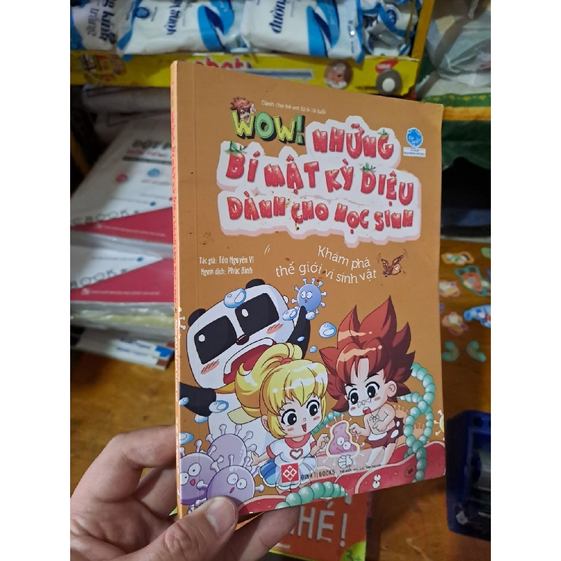 Những bí mật kỳ diệu dành cho học sinh mới 90% truyện màu khám phá vi sinh vật HCM0808 MẸ VÀ BÉ 923961