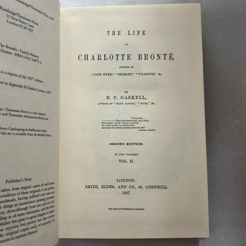 The life of Charlotte Bronte (Vol 2) 509351