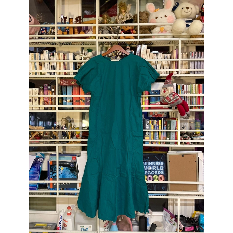 Đầm xanh lá, maxi, Size M/L 528148