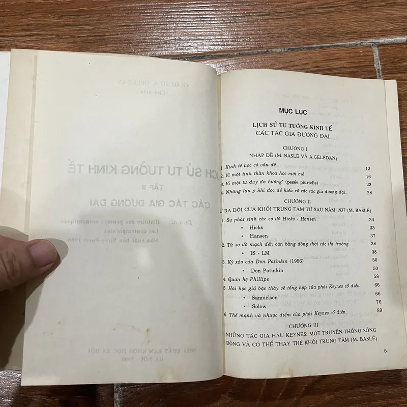 LỊCH SỬ TƯ TƯỞNG KINH TẾ bộ 2 tập -  Giáo Sư A. GÉLÉDAN chủ biên (6) 703720