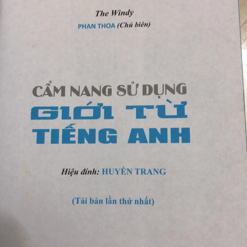 Cẩm nan sử dụng GIỚI TỪ TIẾNG ANH 332676