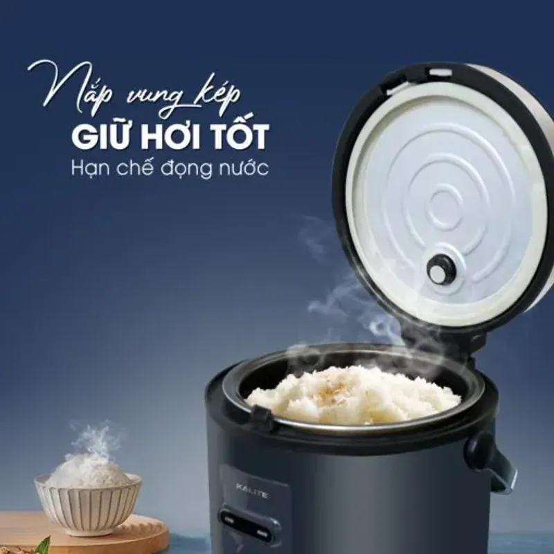 Nồi cơm điện KALITE KRC8218 – Đa chức năng, dung tích 1,8L, cơm ngon cả gia đình! 715999
