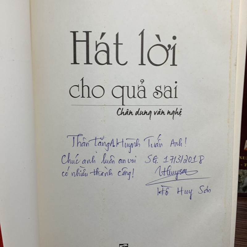 Hát Lời Cho Quả Sai-Tác giả: Hồ Huy Sơn 187495