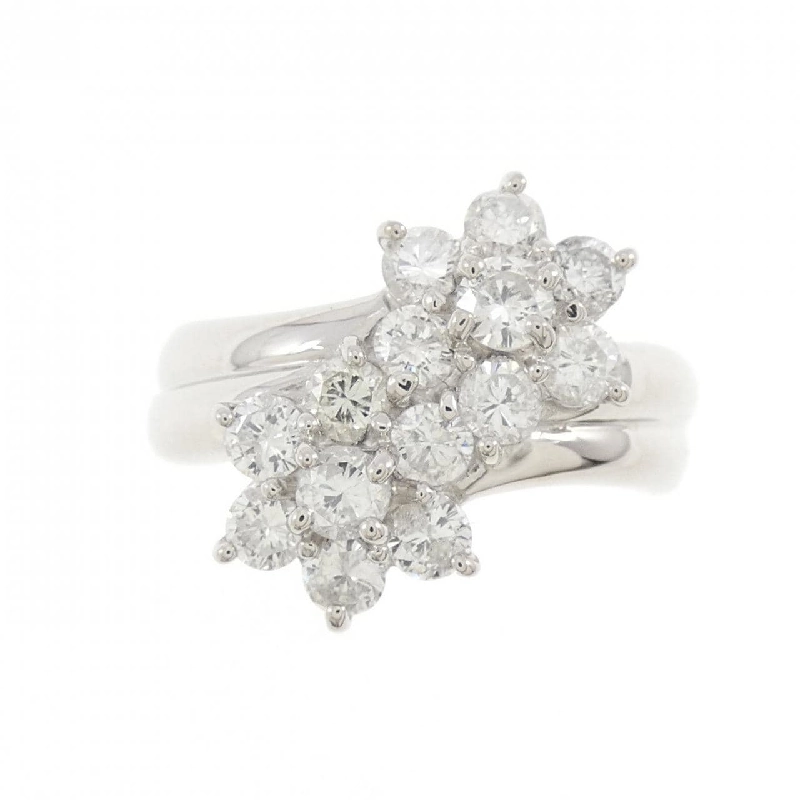 Nhẫn kim cương hoa PT900 1.00CT 669612