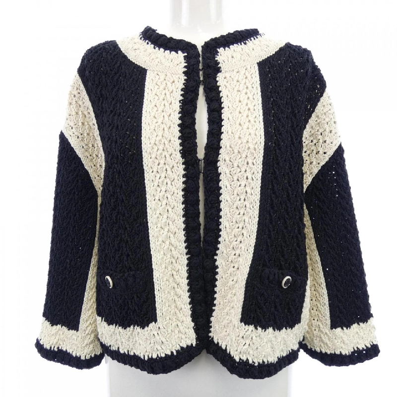 Áo khoác không cổ CHANEL P72002K10363 22C 627036