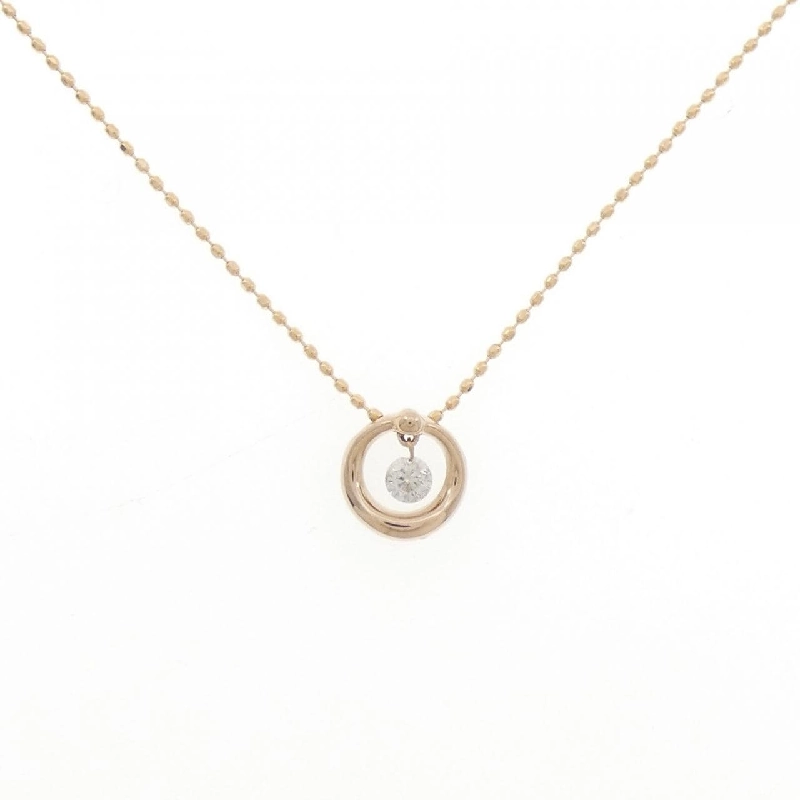 K18PG Dây chuyền kim cương 0.10CT - Hàng hiệu Chính hãng 858490