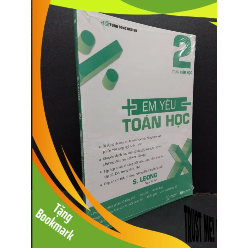(TẶNG BOOKMARK) 2 Em yêu toán học S. Leong mới 100% RBK.ASB1309 938178