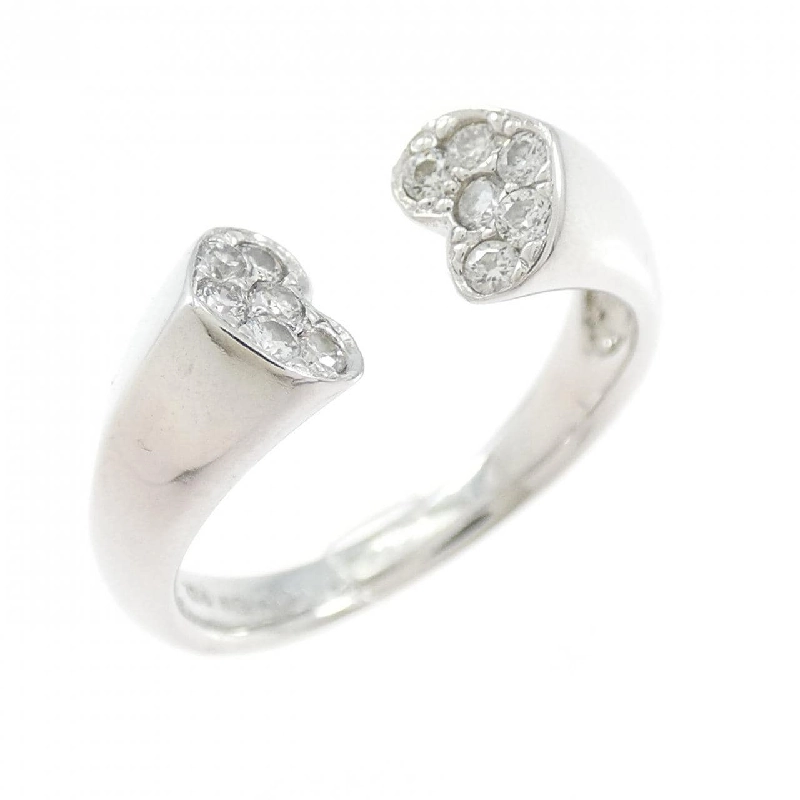 Nhẫn kim cương hình trái tim K18WG 0.20CT - Hàng hiệu Chính hãng 851136