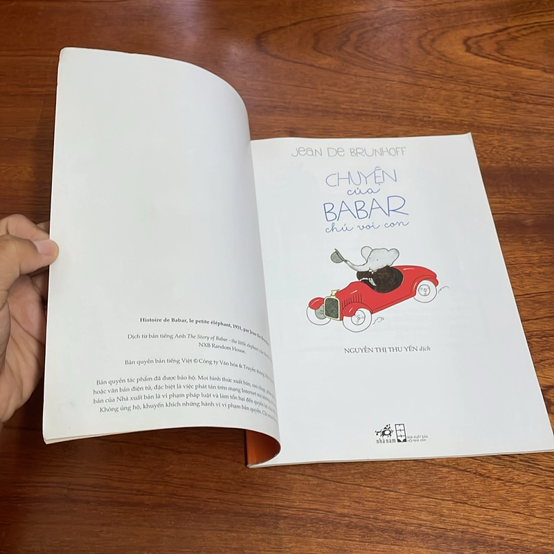 II Sách Thiếu Nhi: Chuyện Của BaBar _ Chú Voi Con - JEAN DE BRUNHOFF - 2014 497679