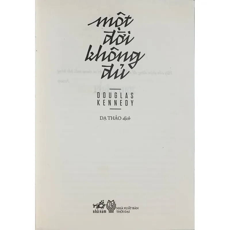 Một đời không đủ (Douglas Kennedy) 723233