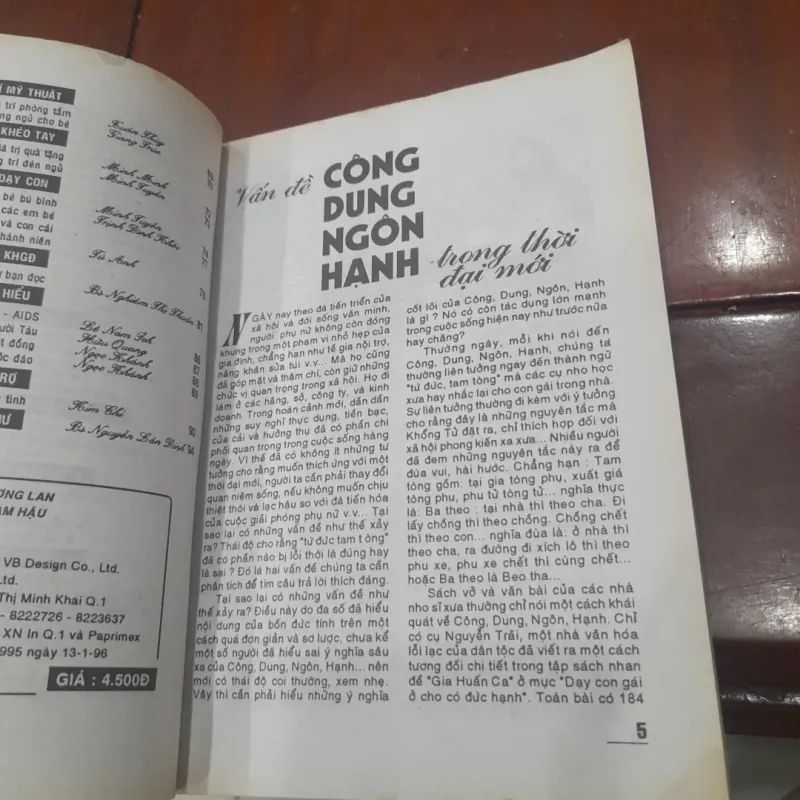 SỔ TAY NỘI TRỢ tập 81 928762