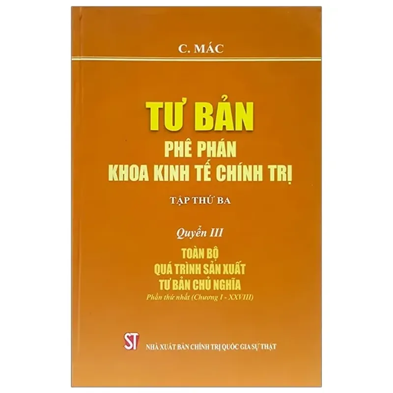 Tư Bản Phê Phán Khoa Kinh Tế Chính Trị 1018799