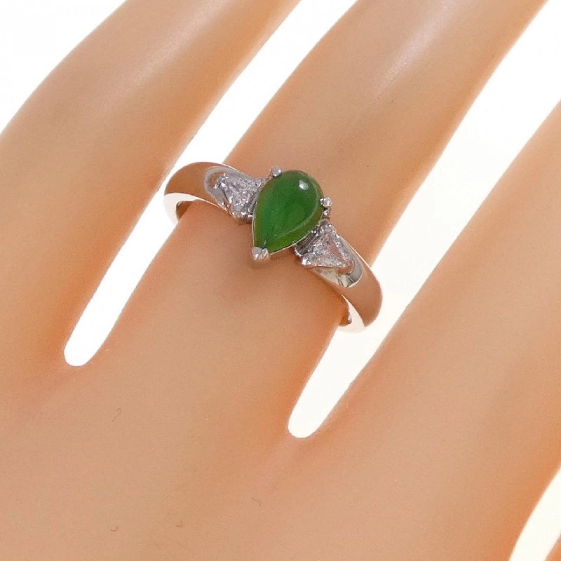 Nhẫn Ngọc Bích PT900 0.58CT - Hàng hiệu Chính hãng 852534