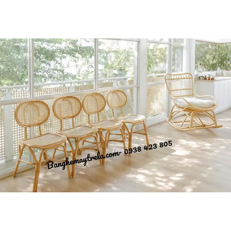 Ghế đơn mây lưới mắt cáo 577622