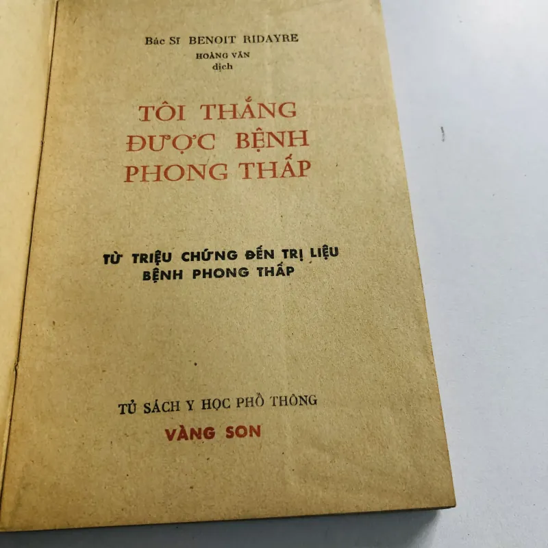 TÔI THẮNG ĐƯỢC BỆNH PHONG THẤP 1973 796537