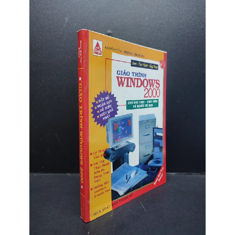 Giáo trình Windows 2000 mới 70% ố có nấp gấp sách 2003 HCM1406 Nguyễn Tiến - Trương Cẩm Hồng SÁCH GIÁO TRÌNH, CHUYÊN MÔN 173510