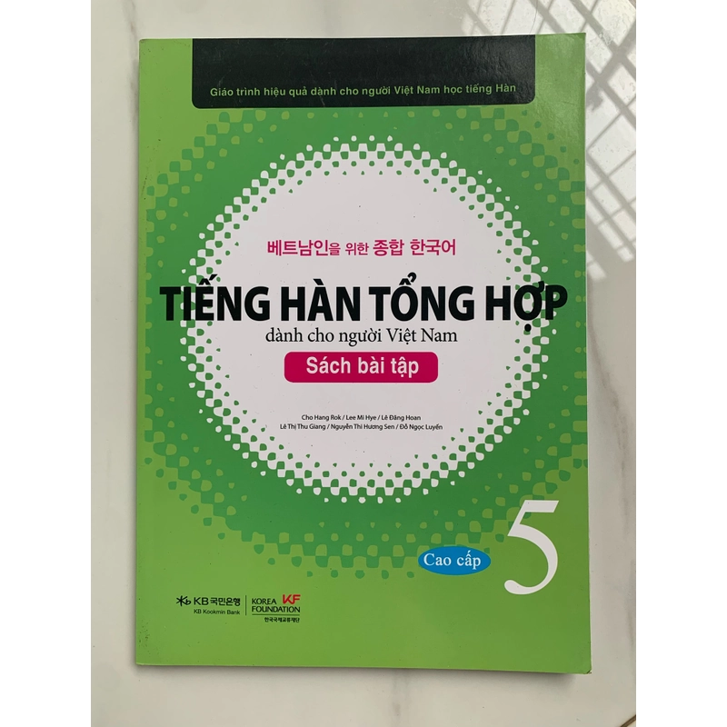 Bộ 5 quyển sách bài tập Tiếng Hàn từ cơ bản đến nâng cao 381340