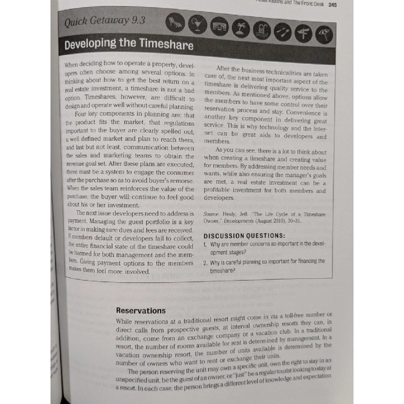 Resorts management and operation - Robert Christie Mill 1020787