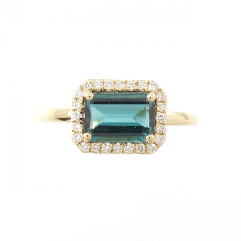 【Sản phẩm mới】Nhẫn tourmaline K18YG 0.89CT 672530