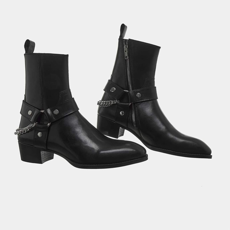 Leather boots harness  78872