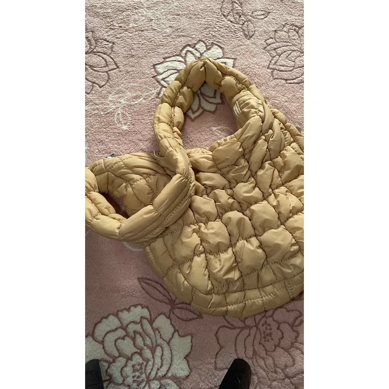 Túi phao màu be size S cho mùa thu đông 720255