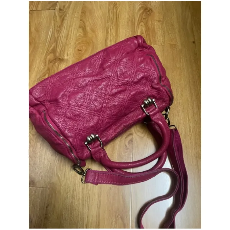 Túi nữ da thật phom trống 2hand 927858