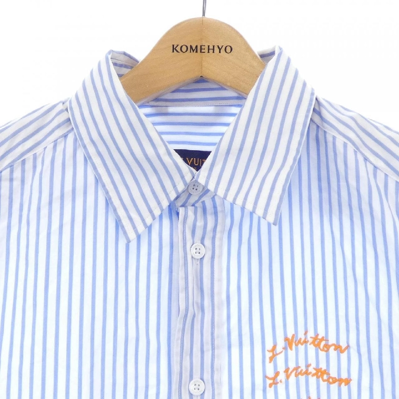 Áo sơ mi ngắn tay LOUIS VUITTON thêu VUITTON HMS42WXCH - Hàng hiệu Authentic 890561