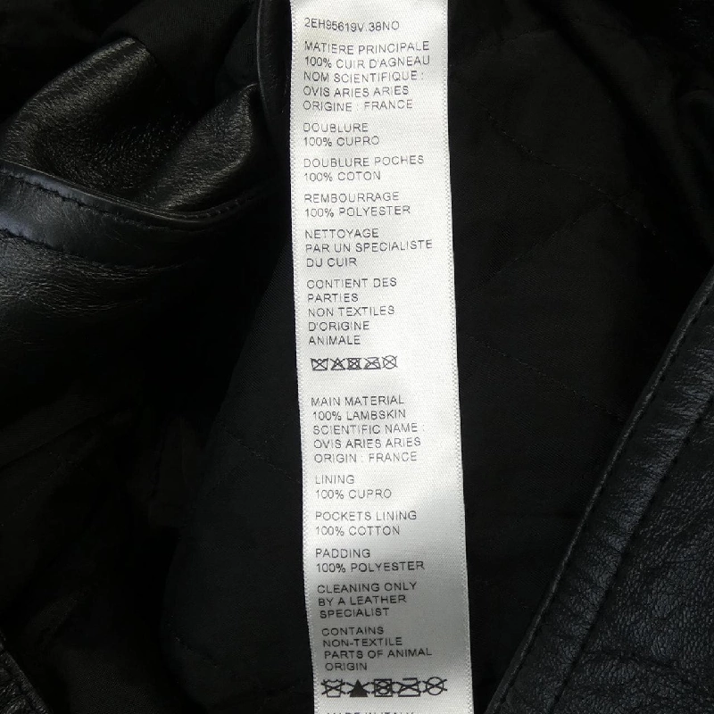 セリーヌ CELINE 2EH95619V Áo khoác da biker - Hàng hiệu Authentic 888482