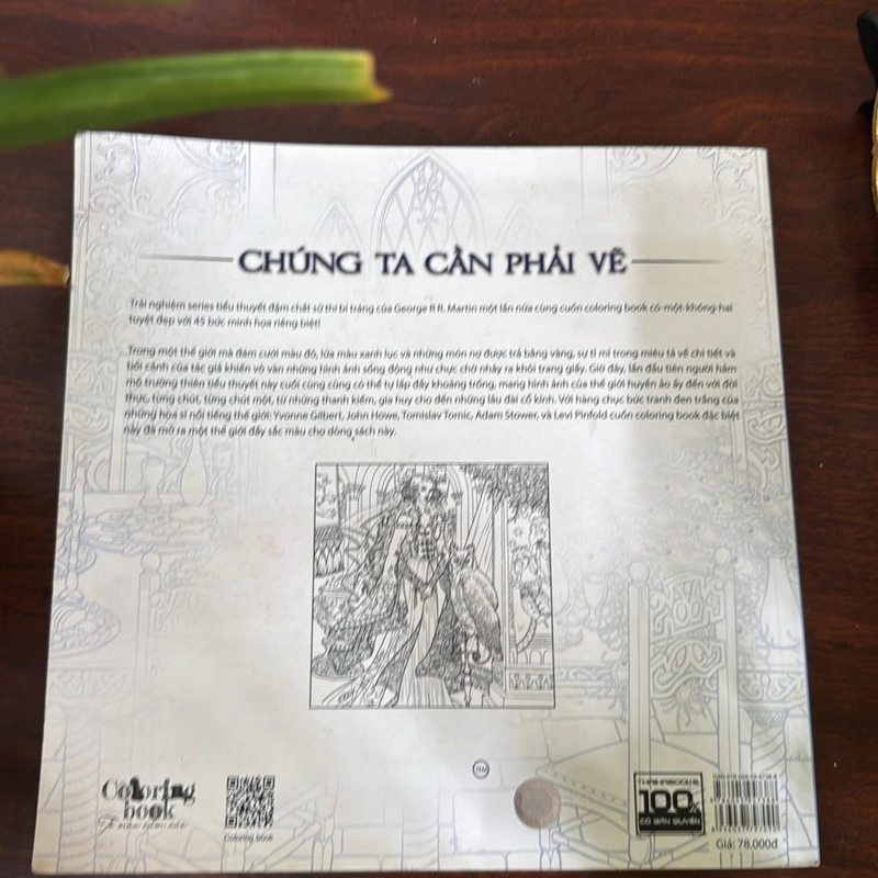 Sách tô màu Trò chơi vương quyền  501715