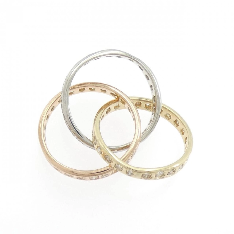 Nhẫn hồng ngọc K18YG/PT900/K18PG 0.43CT - Hàng hiệu Authentic 850213