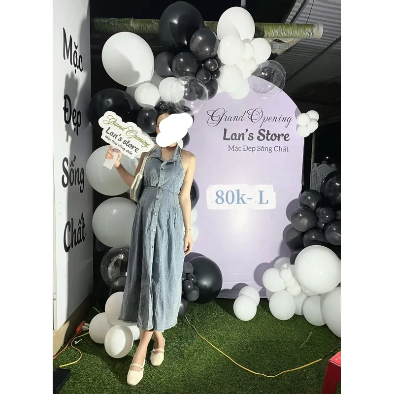 Váy jean dài 673897